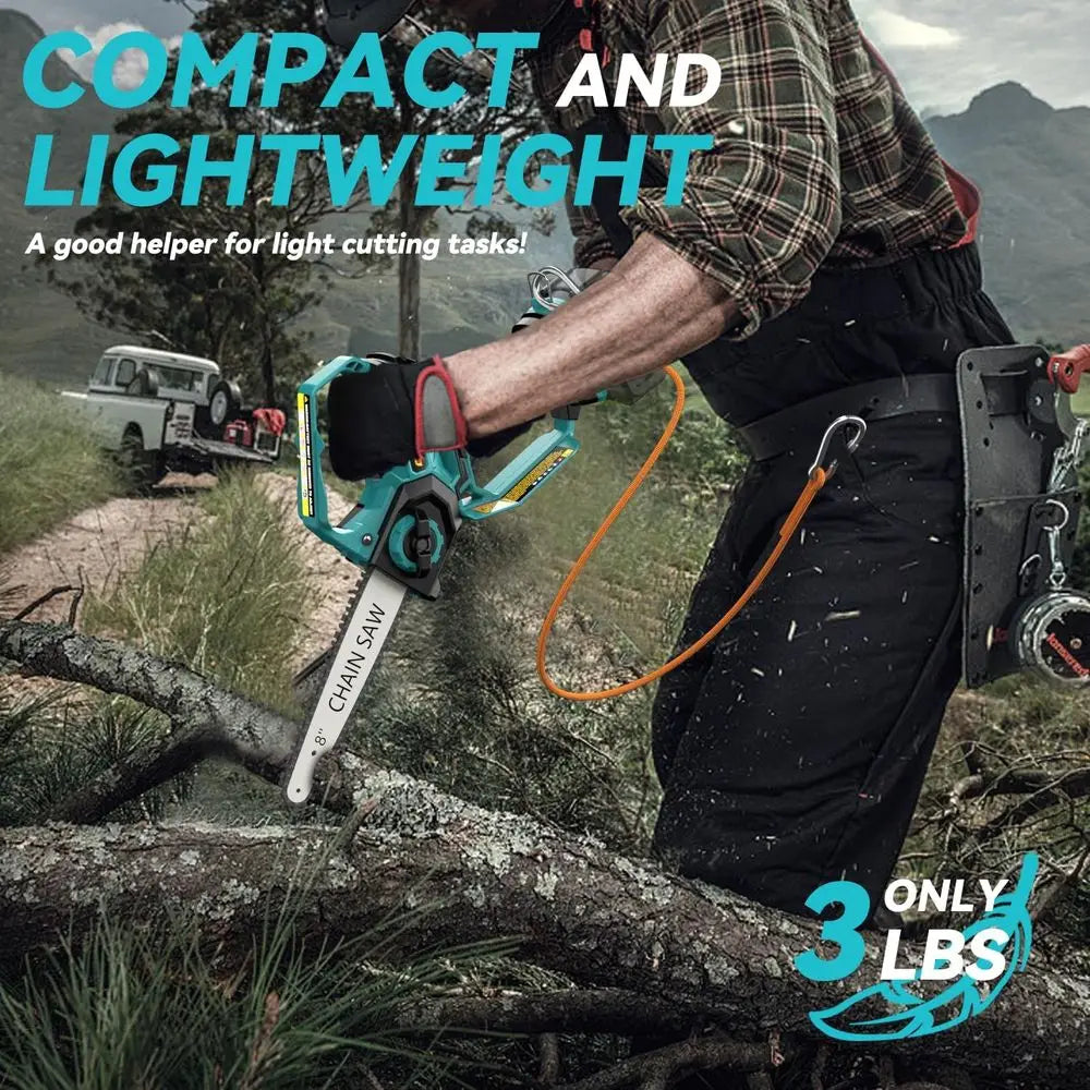 SHXI Mini Chainsaw Makita 18V Cordless Brushless AutoOiler