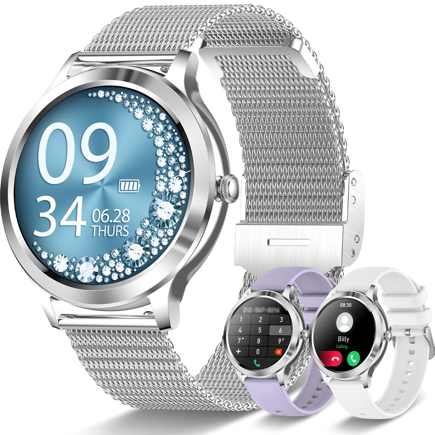 INNOFOVO Touchscreen Smartwatch With Extra Long Battery And Alerts