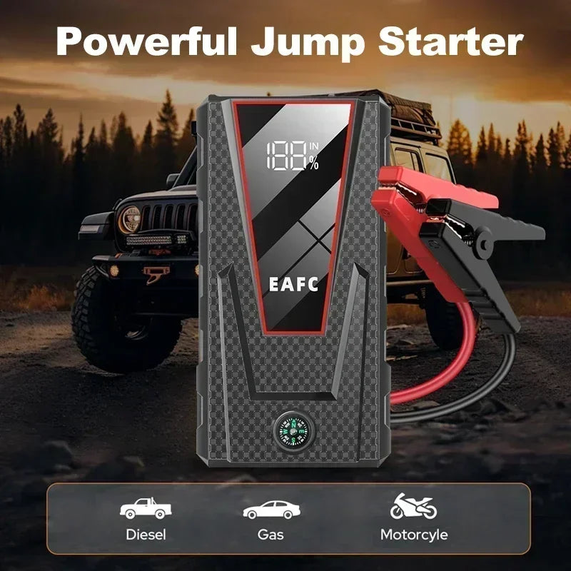 2000A/1200A/600A Car Jump Starter Power Bank Car Battery Booster Charger 12V Starting Device Petrol Diesel-Car Starter Buster