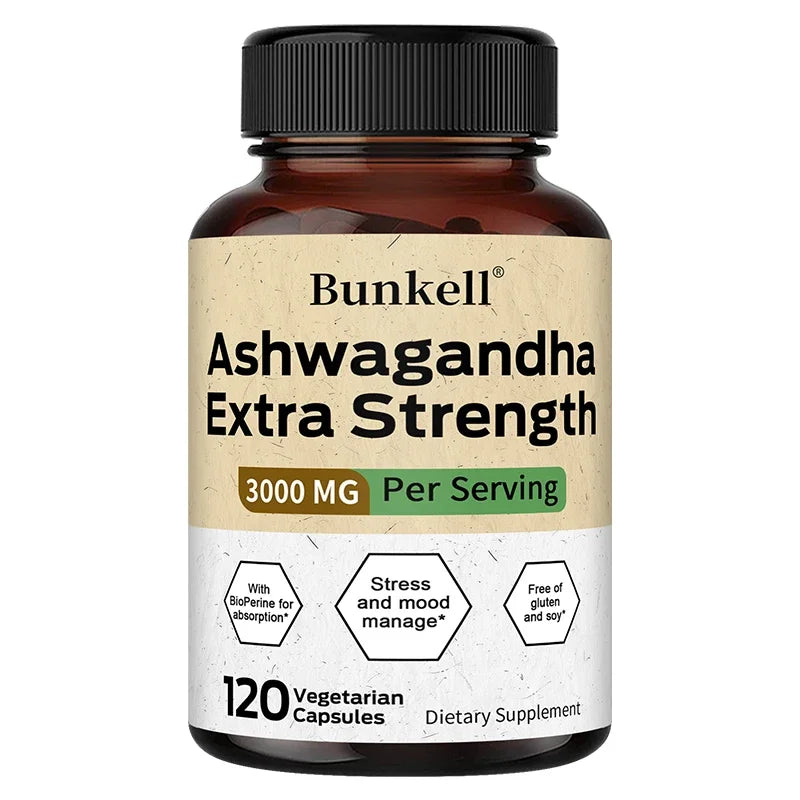 Taoters Ashwagandha 3000 Mg With Black Pepper Extract Stress Support