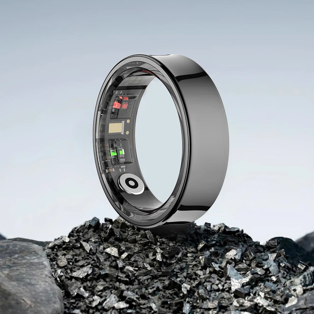 Shunmaii R09 Smart Ring Waterproof Fitness Tracker Blood Oxygen