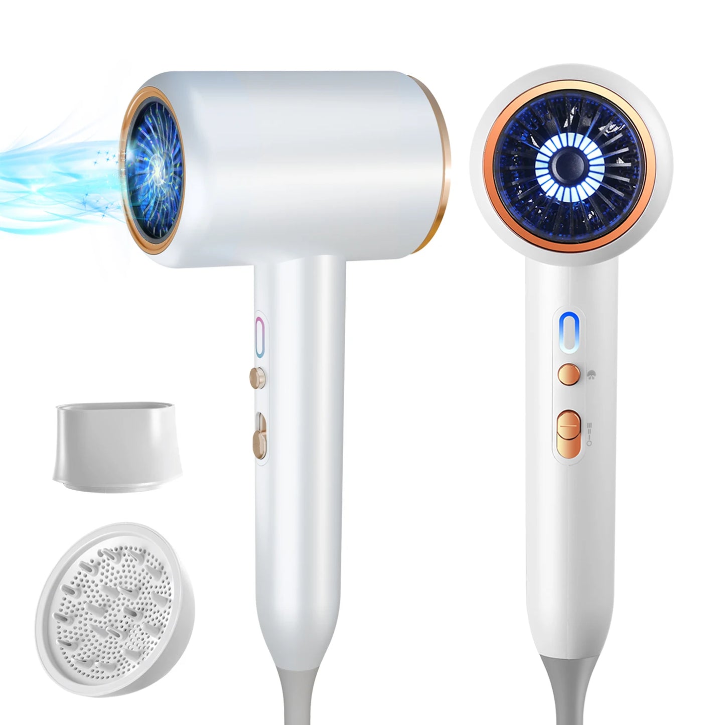 KUALOOL Professional Ionic Hair Dryer With Diffuser 1875W