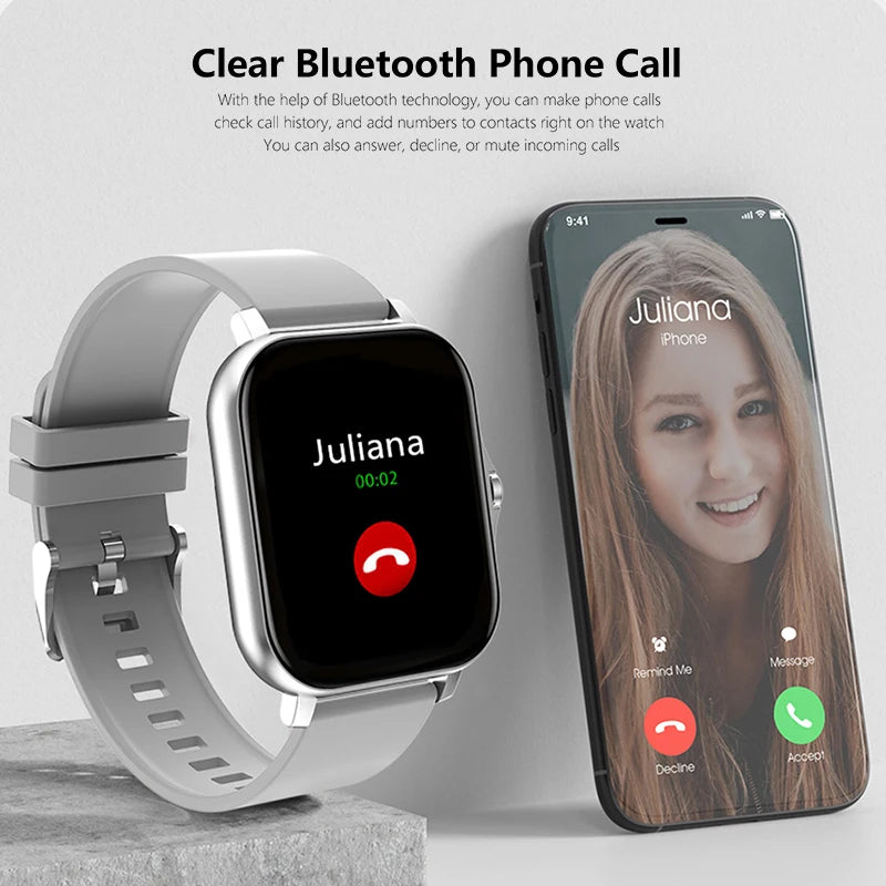Sport Smartwatch Fitness Tracker Health Monitor Waterproof Android iOS