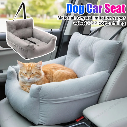 Small Dog Car Seat Booster Carrier For Travel Convenience
