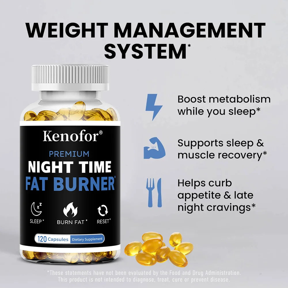 KenoforCharge Nighttime Fat Burner Supplement For Weight Loss And Metabolism