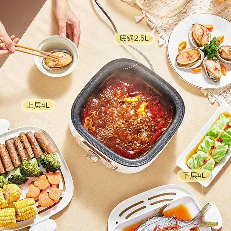 Balashov Electric Food Steamer 110V Double Tier Household Steamer
