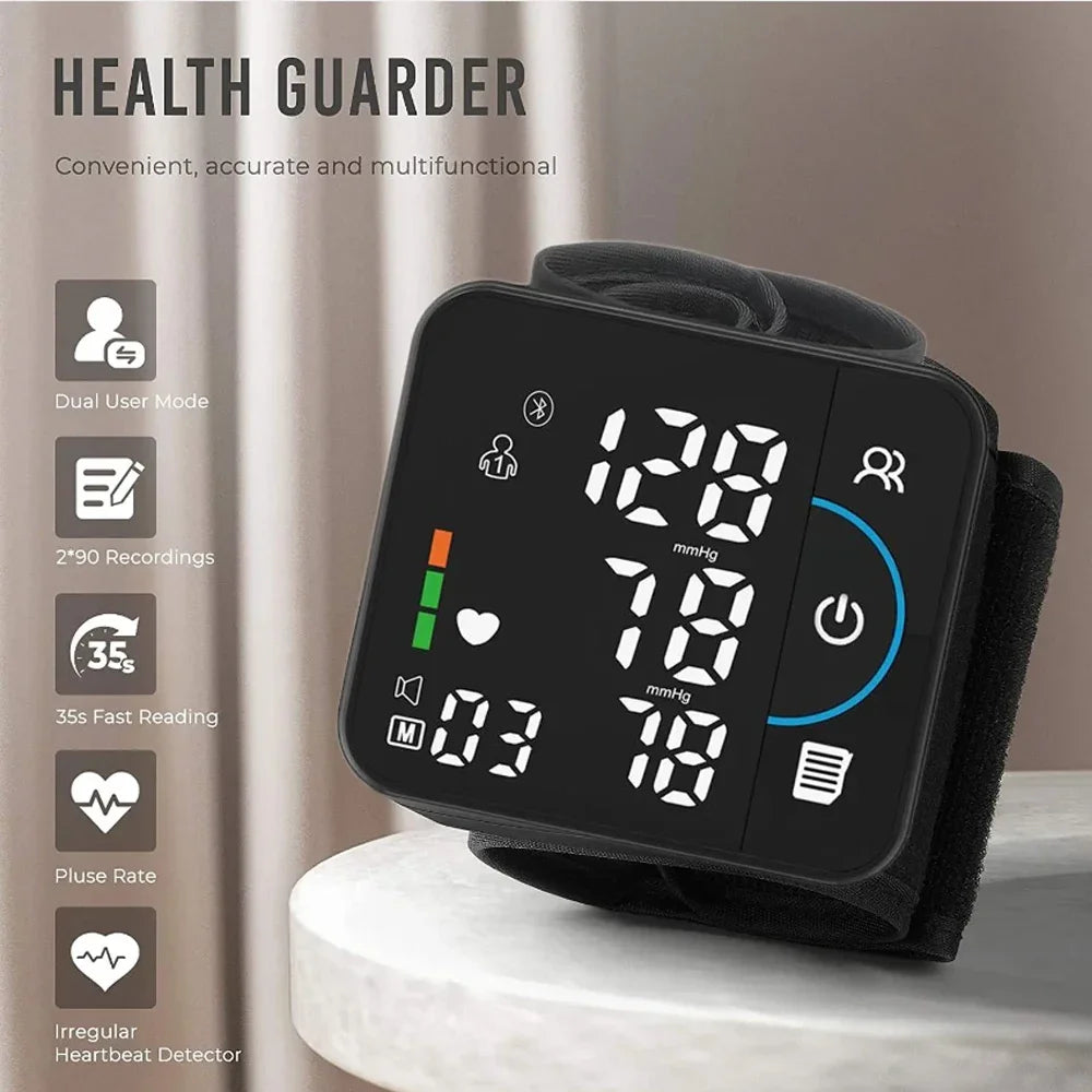 Schbit Portable Wrist Blood Pressure Monitor For Intelligent Health Monitoring