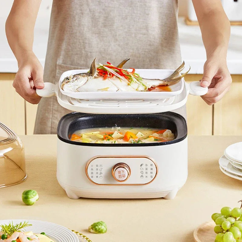 Balashov Electric Food Steamer 110V Double Tier Household Steamer