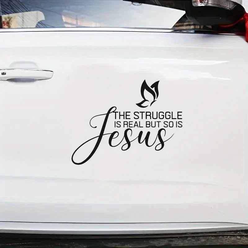 Struggle Is Real But So Is Car Sticker For LaptopCover