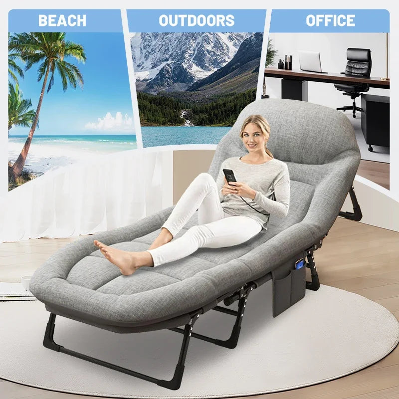 Snozeflex American Folding Bed Single Sofa Bed For Courtyard Sunbathing
