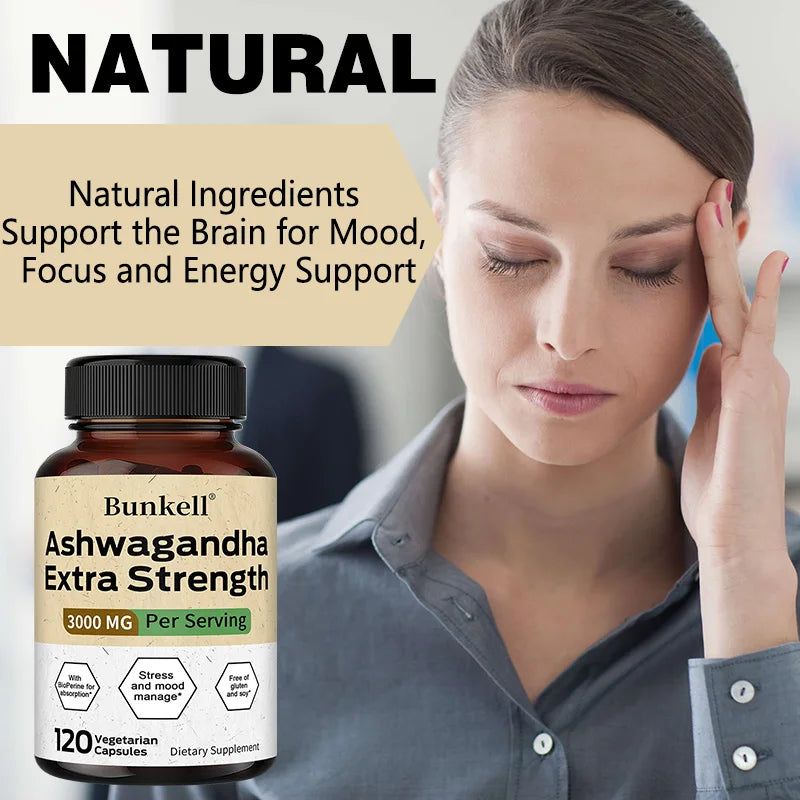 Taoters Ashwagandha 3000 Mg With Black Pepper Extract Stress Support