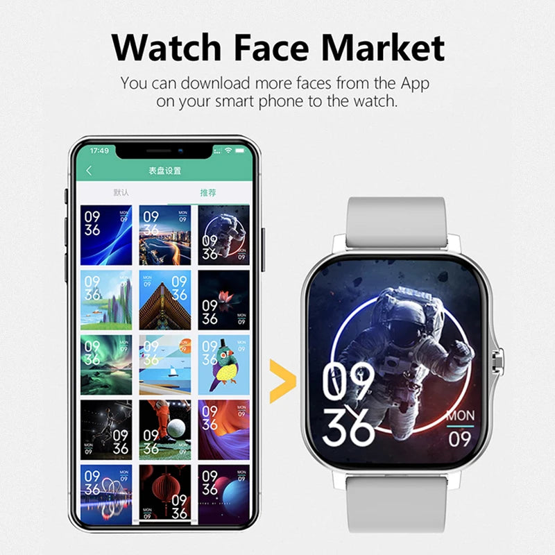 Sport Smartwatch Fitness Tracker Health Monitor Waterproof Android iOS