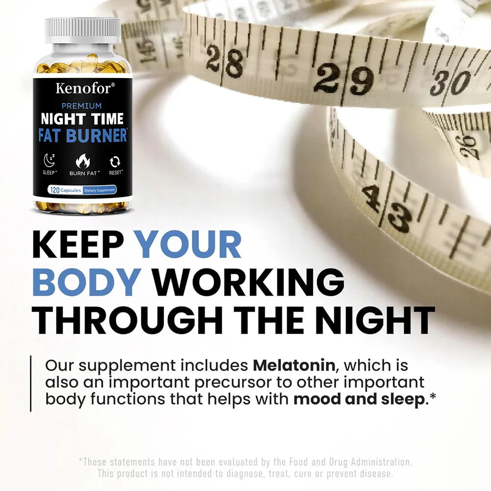 KenoforCharge Nighttime Fat Burner Supplement For Weight Loss And Metabolism