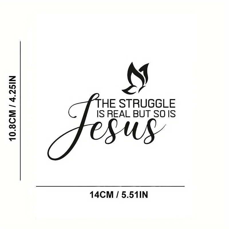 Struggle Is Real But So Is Car Sticker For LaptopCover