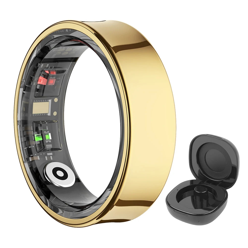 Shunmaii R09 Smart Ring Waterproof Fitness Tracker Blood Oxygen