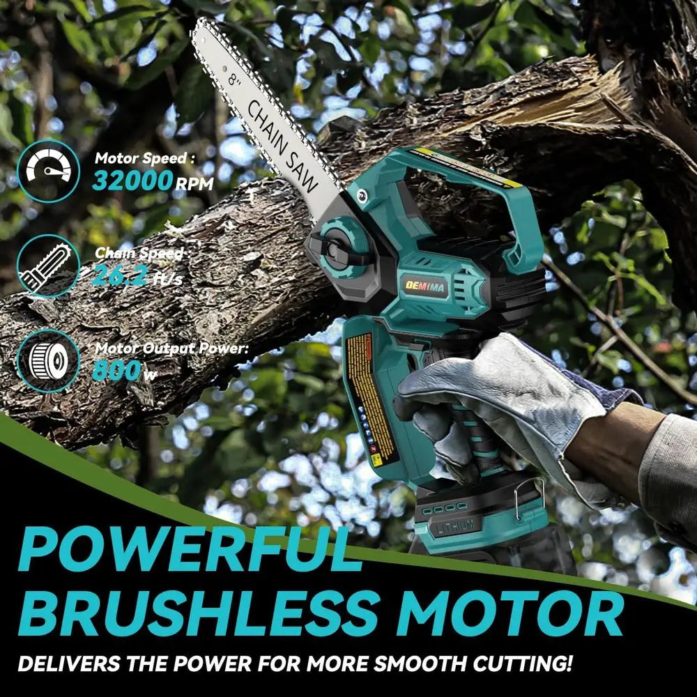 SHXI Mini Chainsaw Makita 18V Cordless Brushless AutoOiler